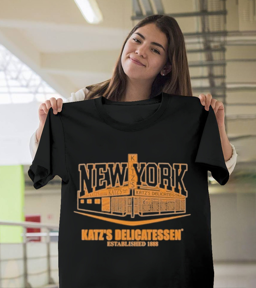 New York Knicks X Katz's Delicatessen Established 1888 Collaboration T-Shirt