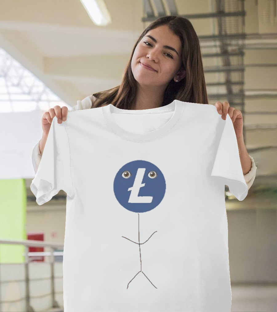 Litecoin Foundation Take The L Stick Figure T-Shirt