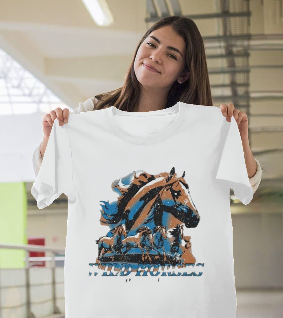 Wild Horses Born To Run Running Wild Hang Over Gang T-Shirt