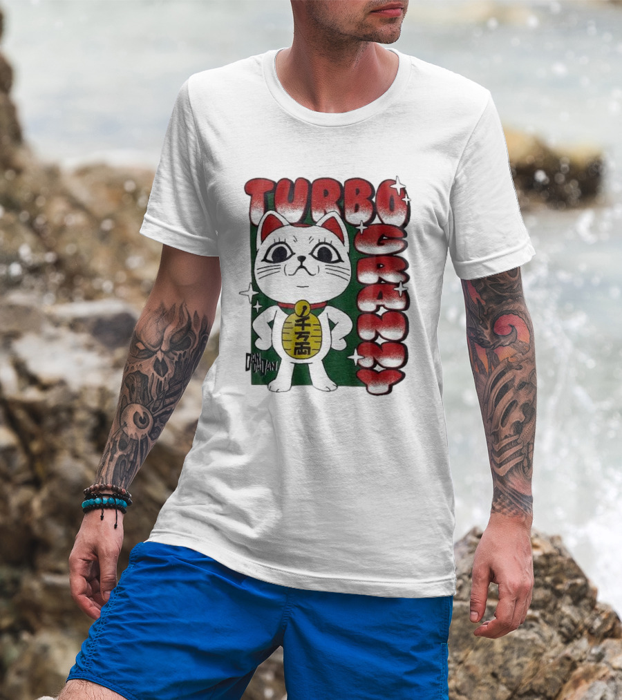 Dandadan Turbo Granny Lucky Cat T-Shirt