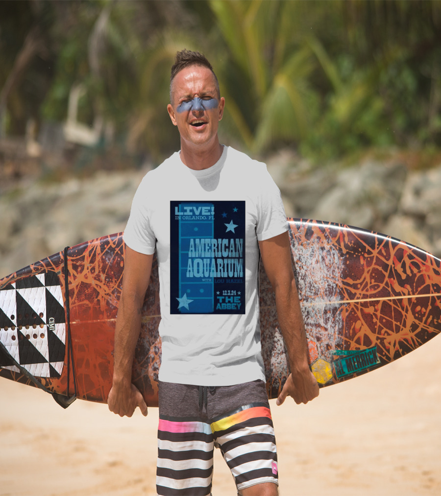 LIVE American Aquarium With Lou Hazel The Abbey Orlando FL 12.3.24 T-Shirt