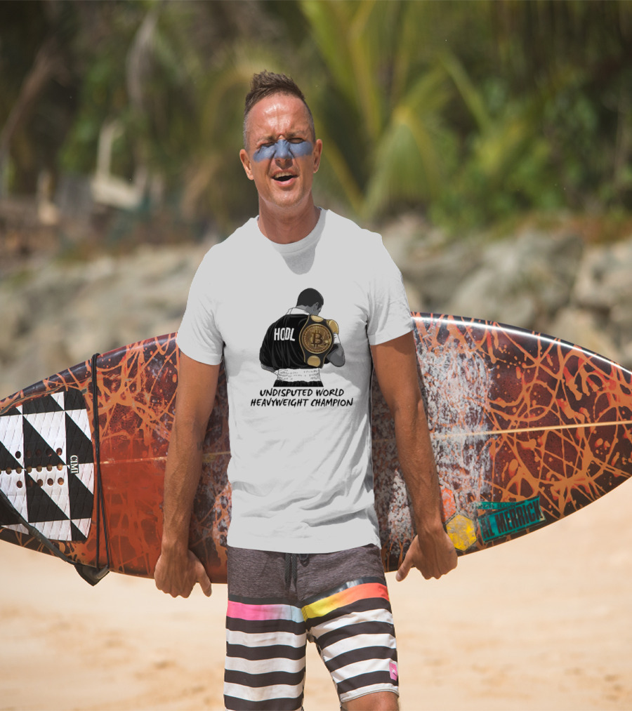 HODL Undisputed World Heavyweight Champion Bitcoin T-Shirt