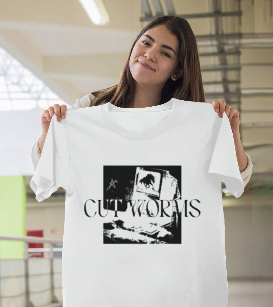 Cut Worms Horse Star TV Screen T-Shirt
