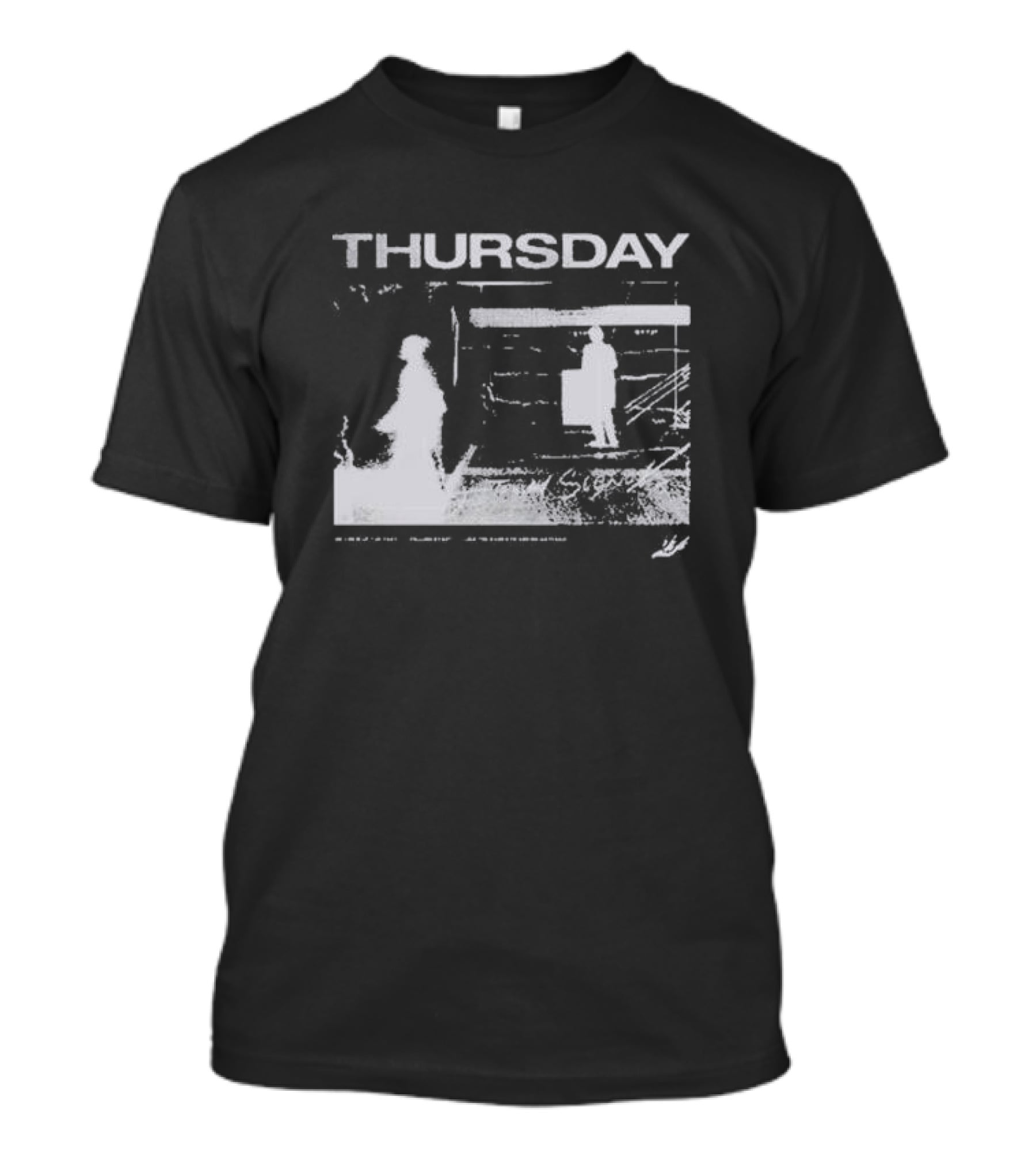 Thursday Subway Ghostly Figures In Transit T-Shirt