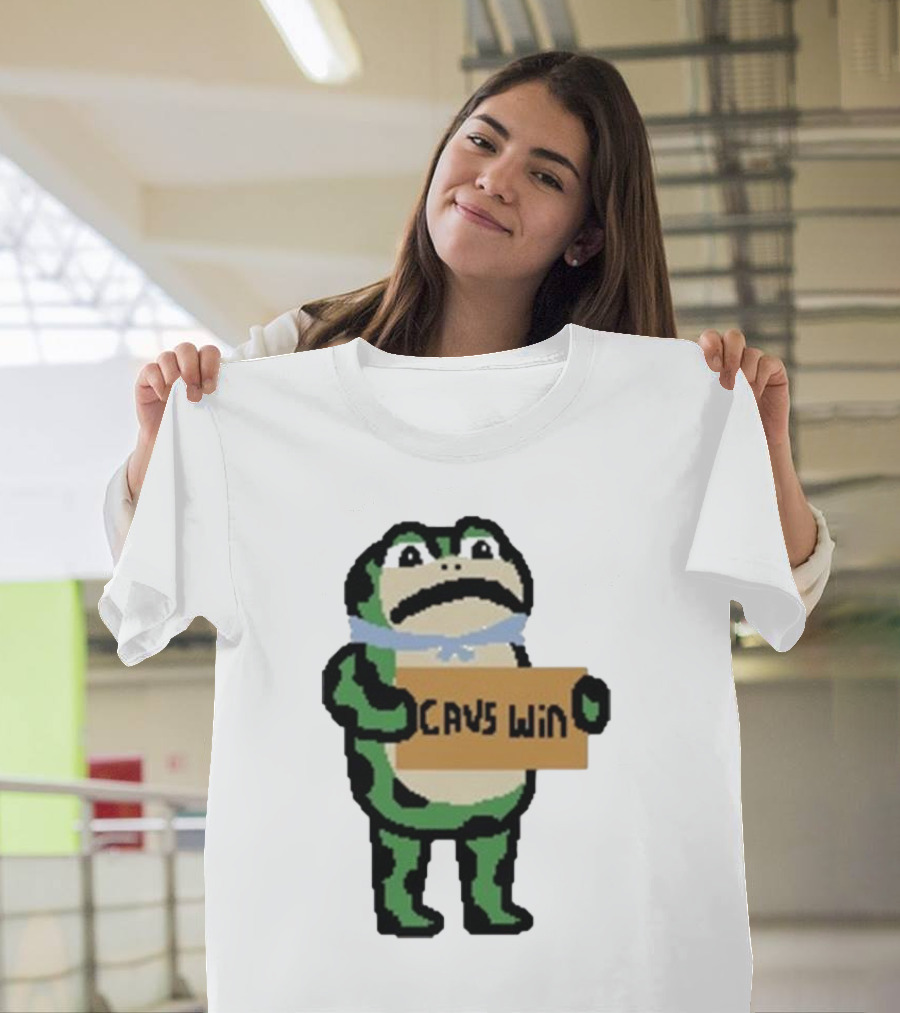 Cavs Win Victory Frog Pixel T-Shirt