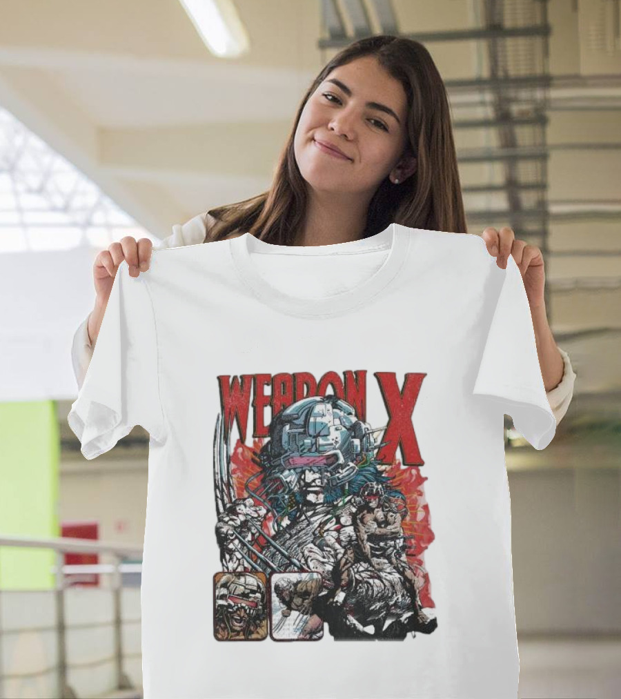 Weapon X Vintage Comic Style Artwork Claw Character T-Shirt