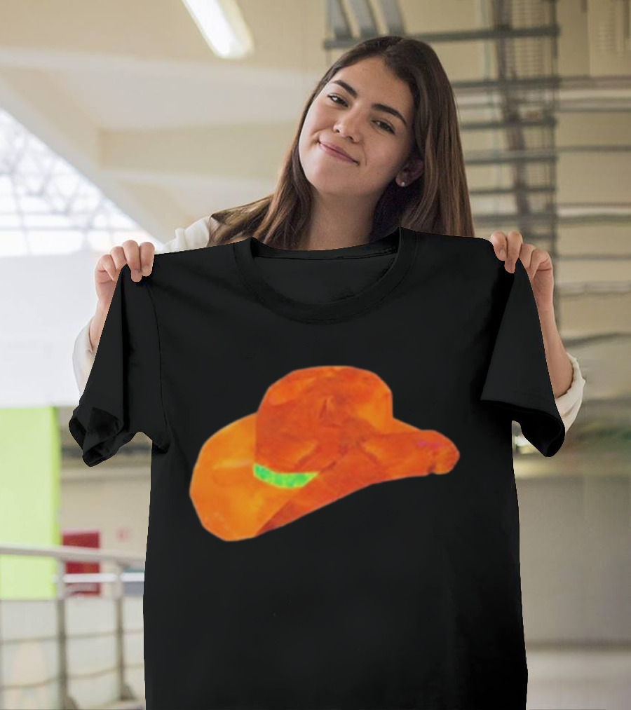 Halsey Yallsey Toddler Orange Cowboy Hat T-Shirt