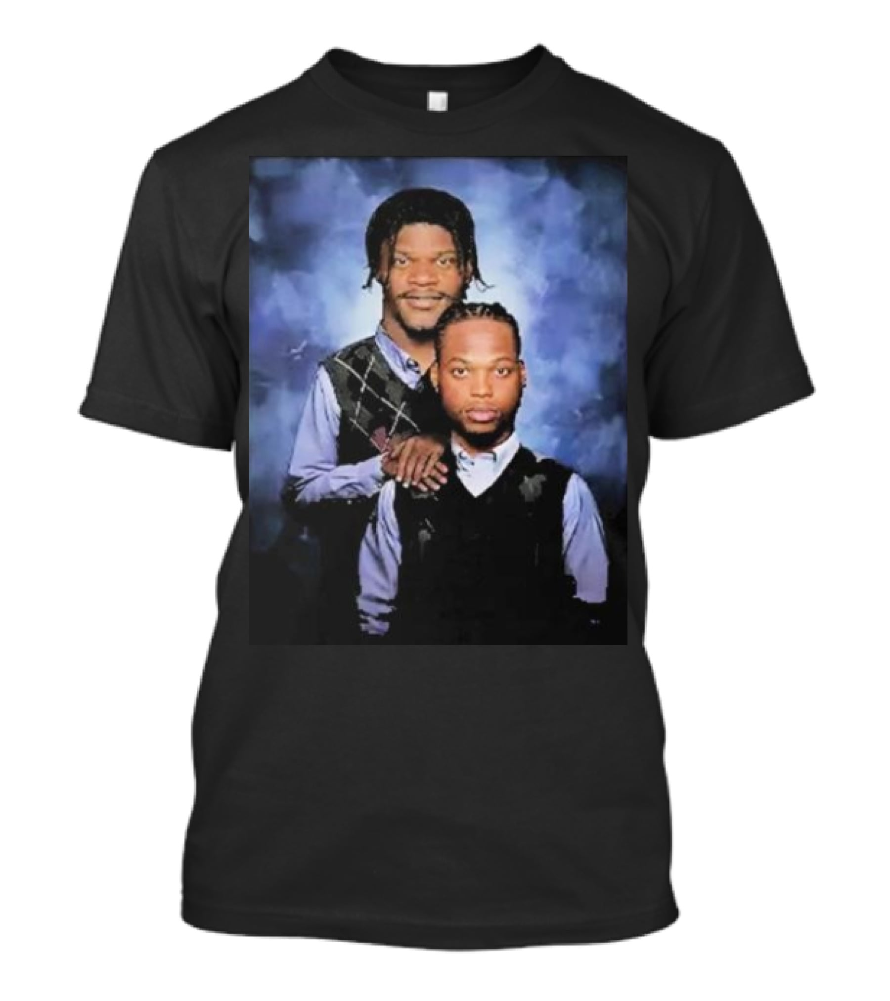 Lamar Jackson And Derrick Henry Step Brothers Movie Parody Baltimore Ravens T-Shirt