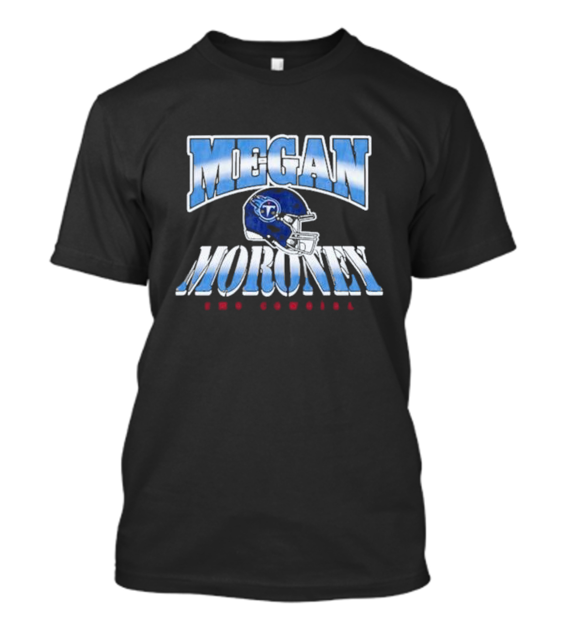 Megan Moroney Emo Cowgirl Tennessee Titans Helmet T-Shirt