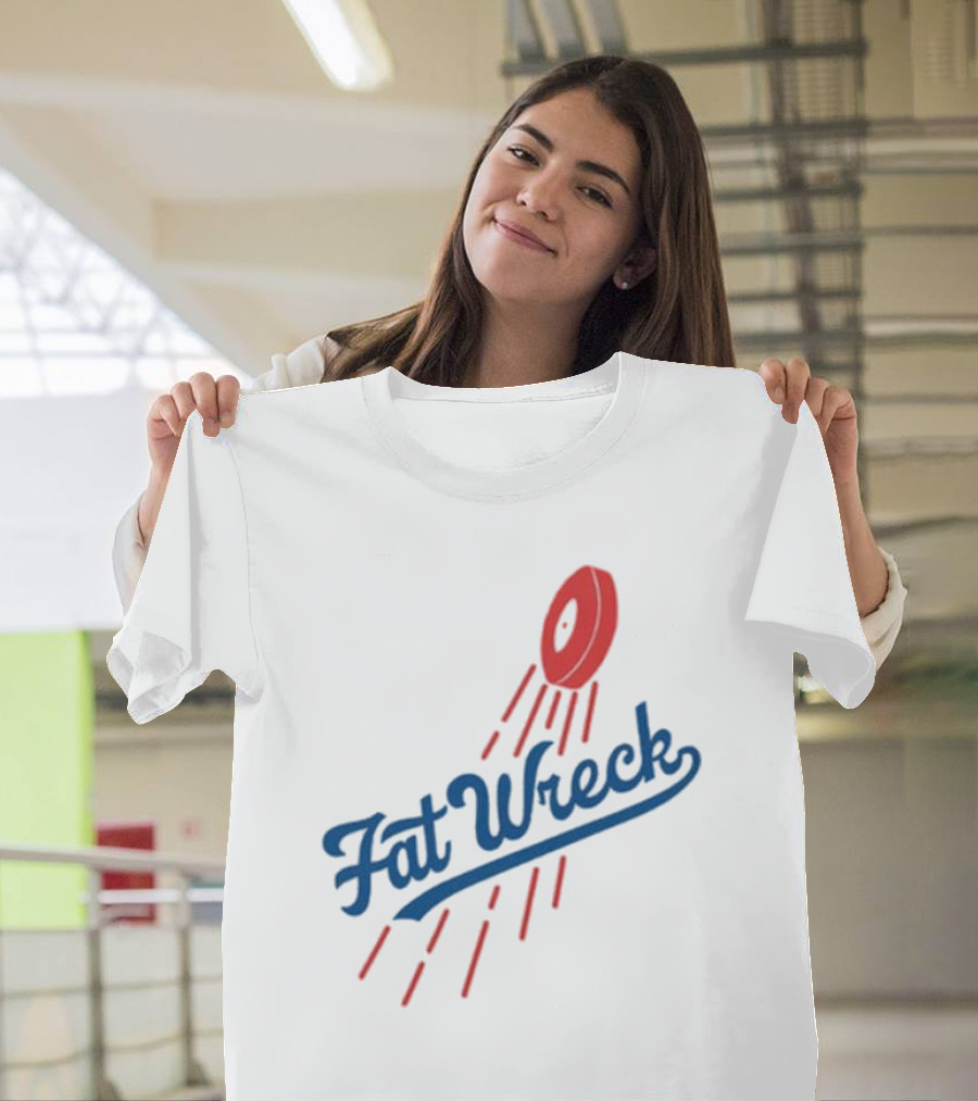 Fat Wreck Chords Los Angeles Dodgers Record T-Shirt