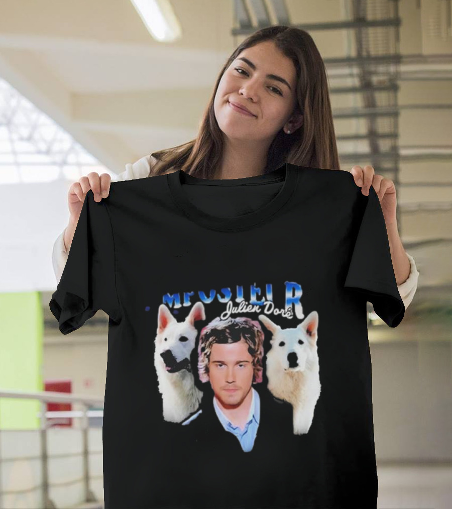 Julien Doré Mister R With Two White Dogs T-Shirt