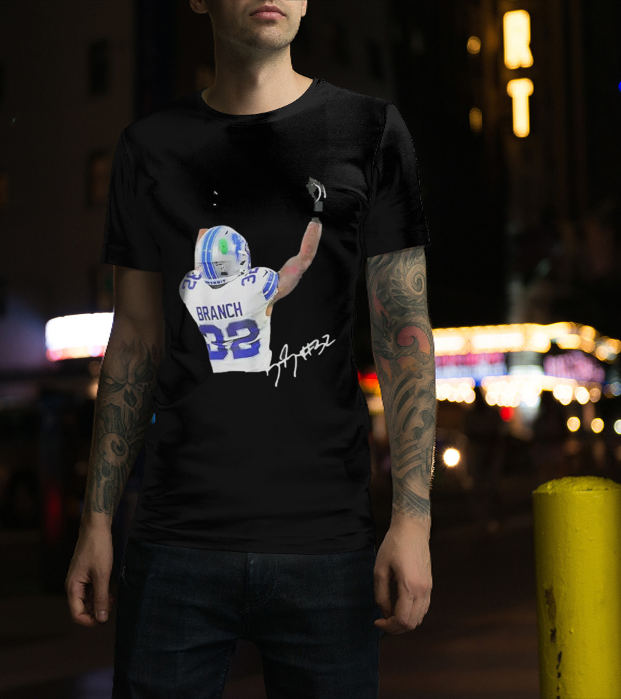 Lions Branch 32 Middle Finger Gesture T-Shirt