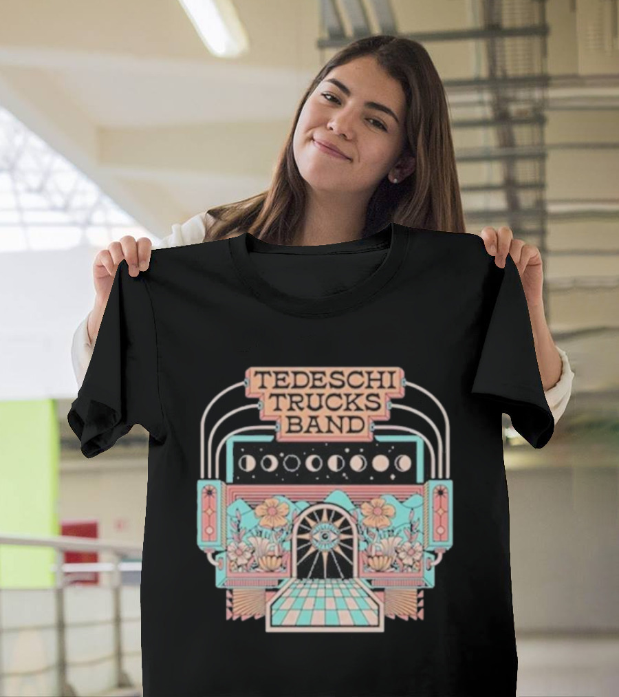 Tedeschi Trucks Band Moon Phases Floral Doorway T-Shirt