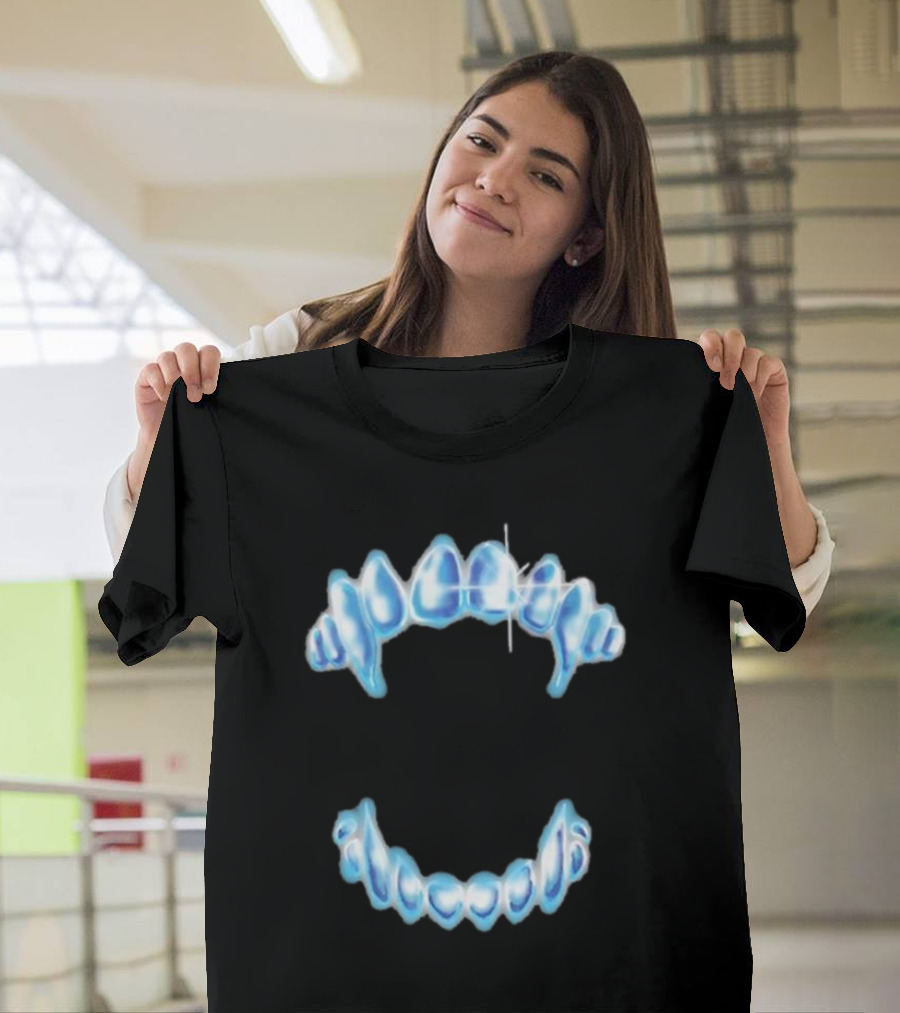 Dom Dolla Cave Fangs Blue Ice Grillz T-Shirt