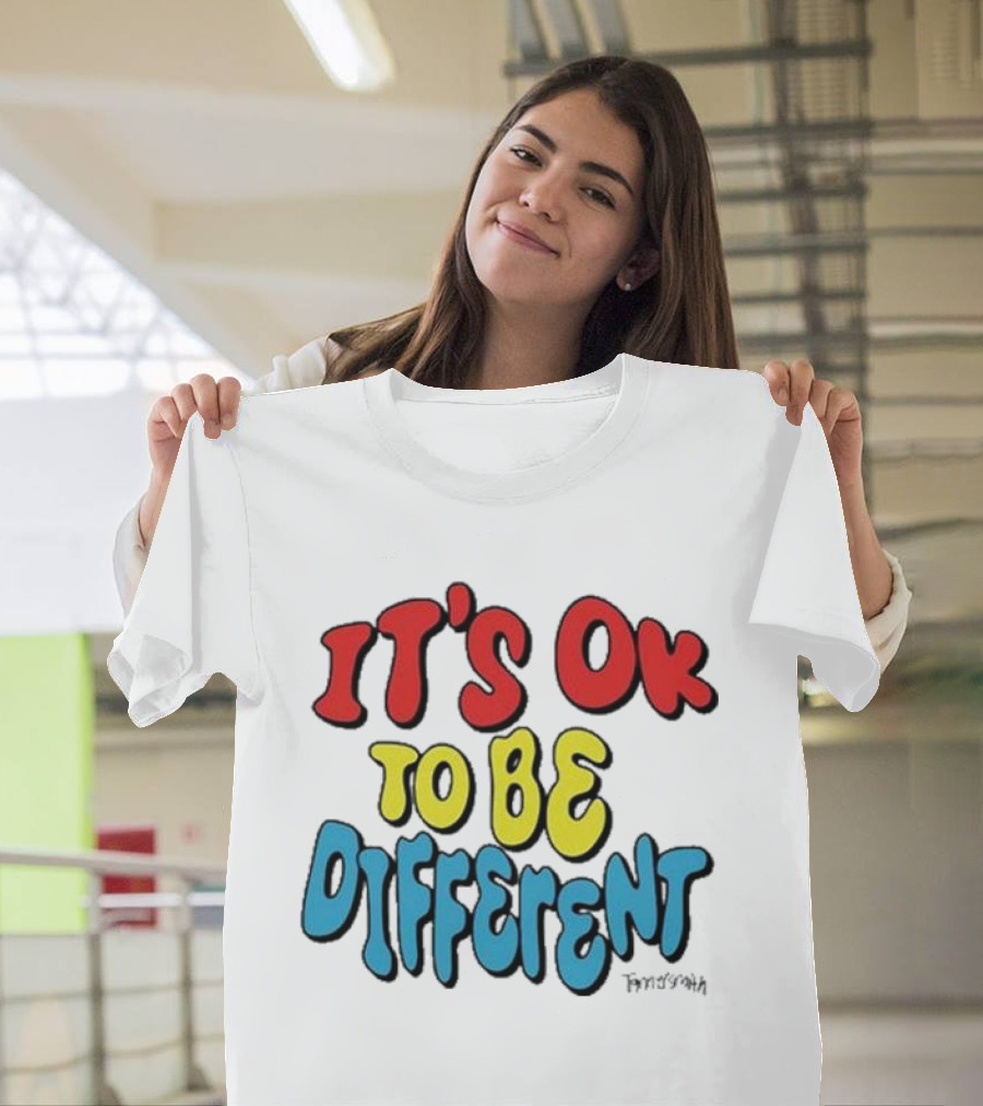 It’s Ok to Be Different by Finnysmth T-Shirt