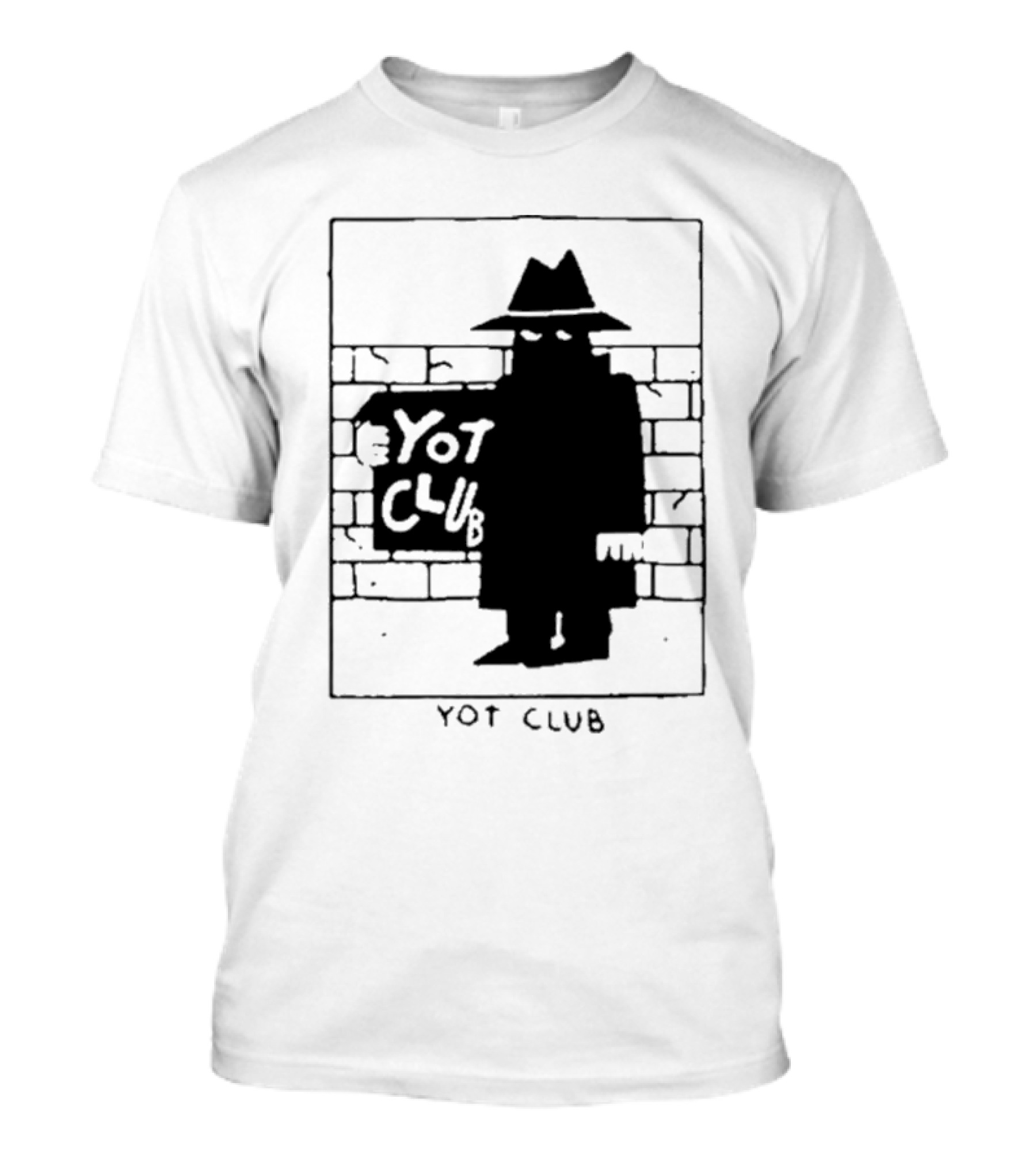 Yot Club Mysterious Silhouette Art Lazy Eyes Show T-Shirt