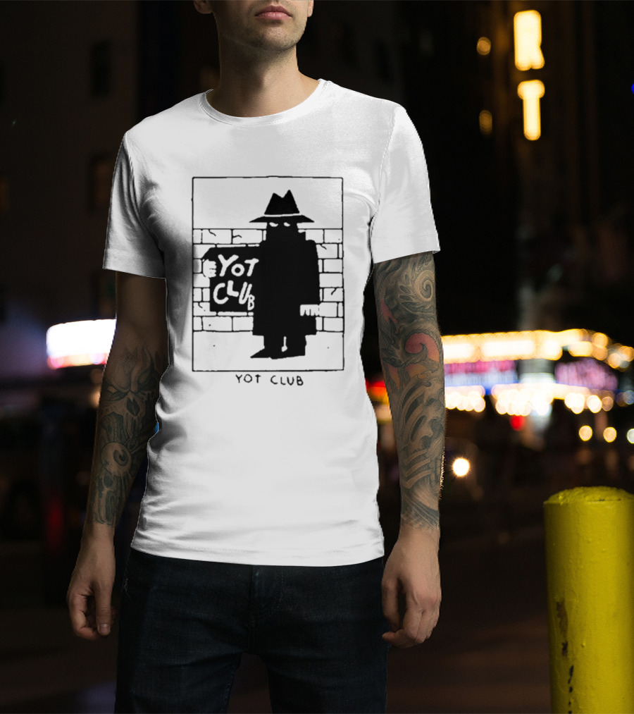 Yot Club Mysterious Silhouette Art Lazy Eyes Show T-Shirt