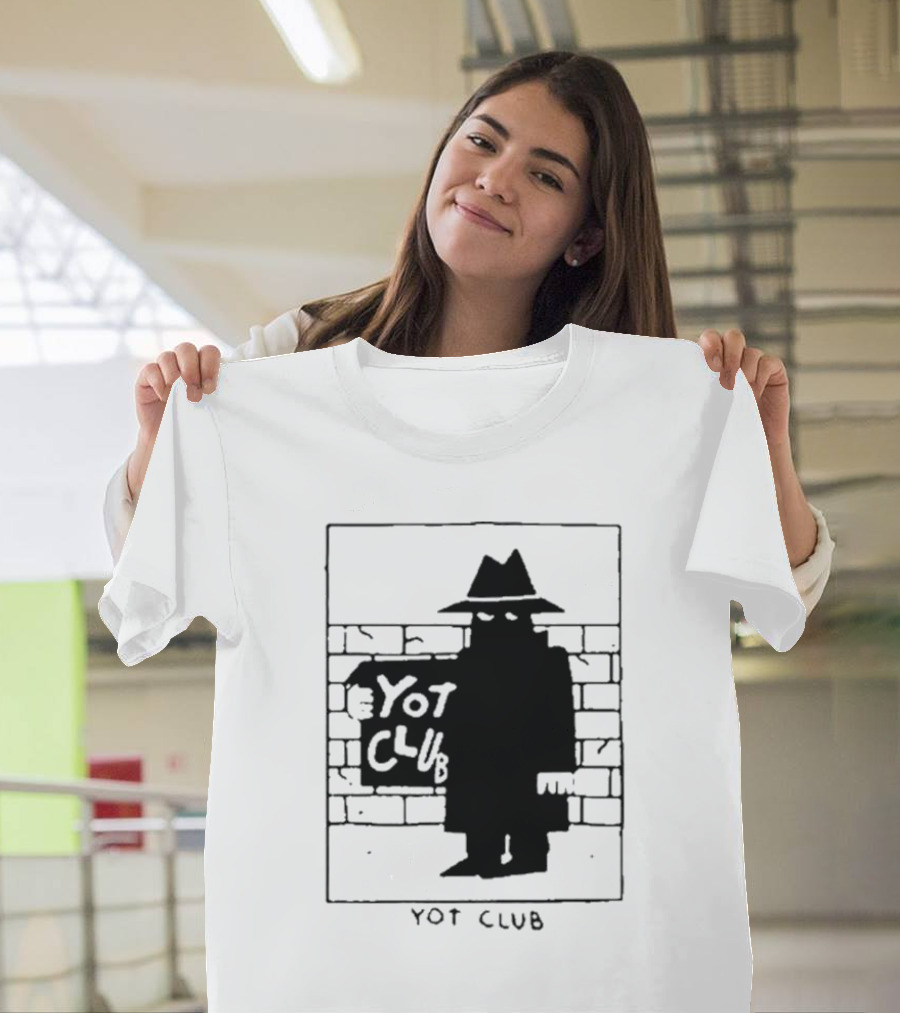 Yot Club Mysterious Silhouette Art Lazy Eyes Show T-Shirt