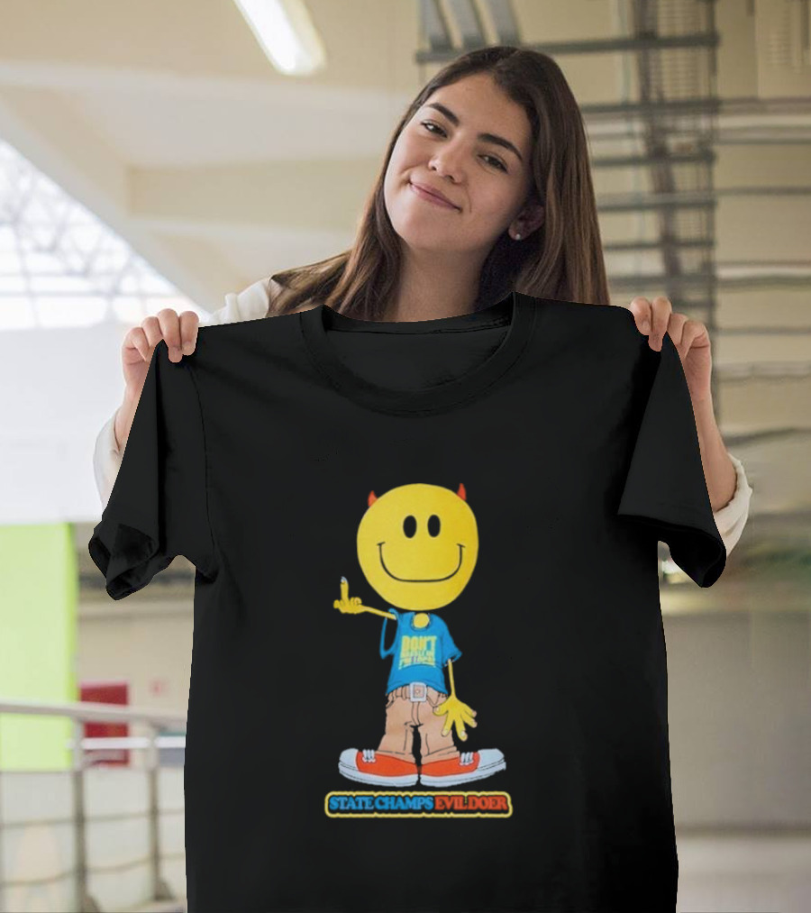 State Champs Evil Doer Don't Panic Emoji Collab T-Shirt