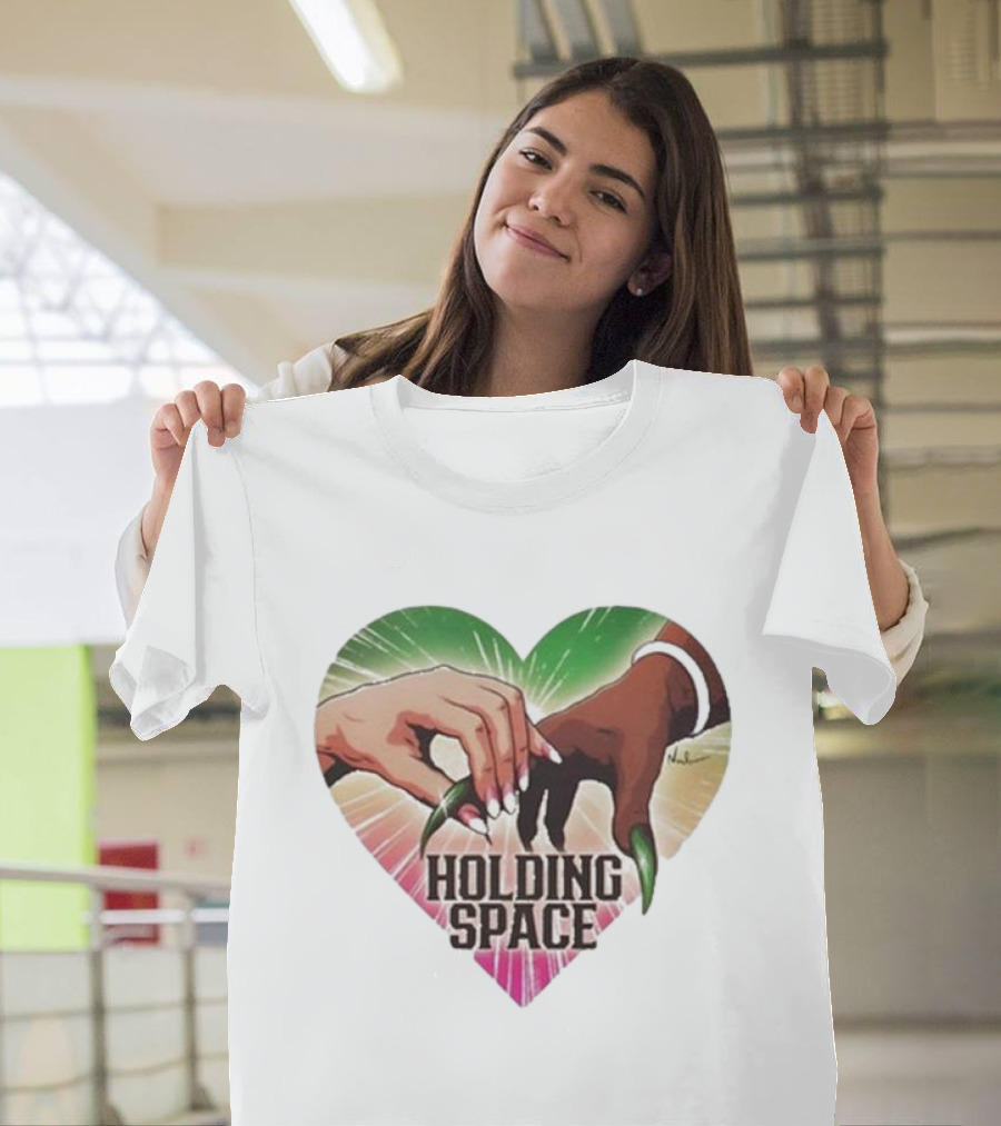 Nordacious Holding Space Heart Hands Diversity T-Shirt