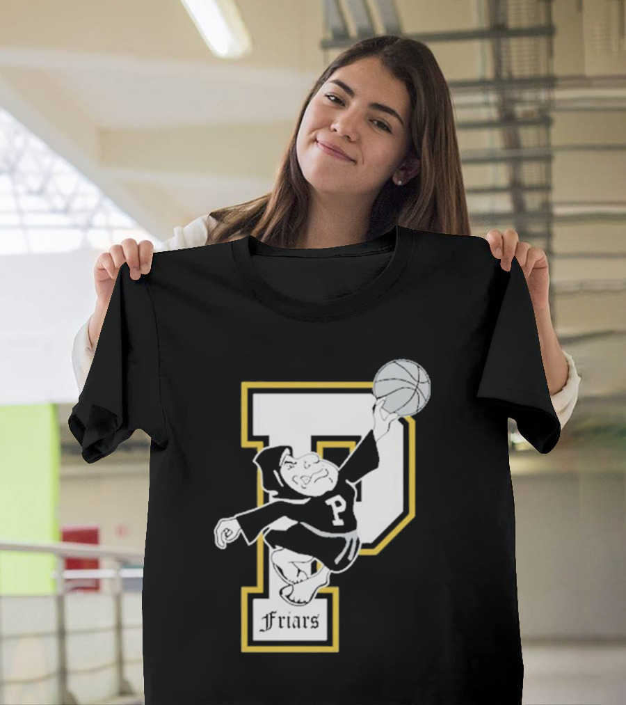 P Friars Basketball Dunking Mascot T-Shirt