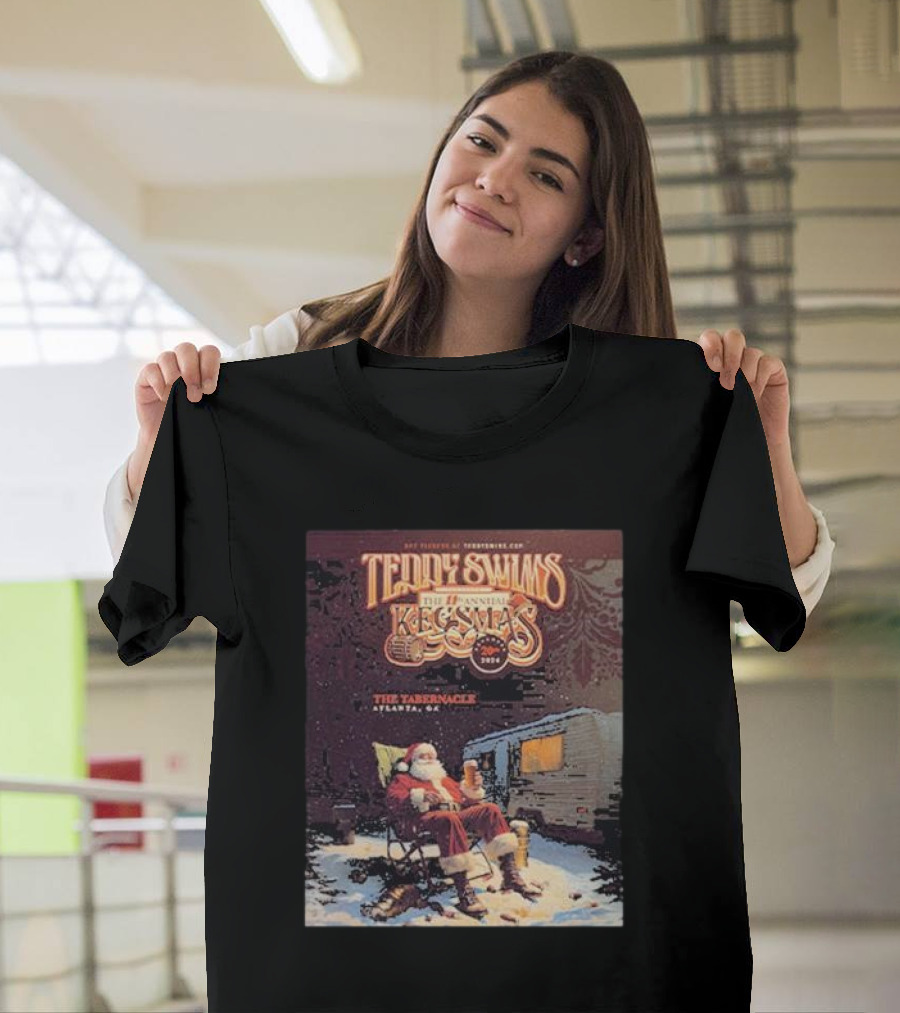 Teddy Swims 11th Annual Kegsmas 2024 Santa at The Tabernacle Atlanta GA T-Shirt
