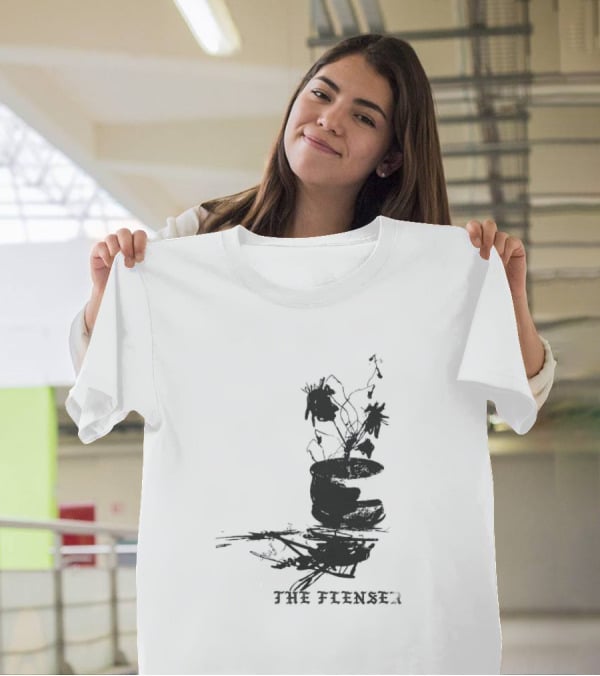 The Flenser Sad Flower Reflection T-Shirt