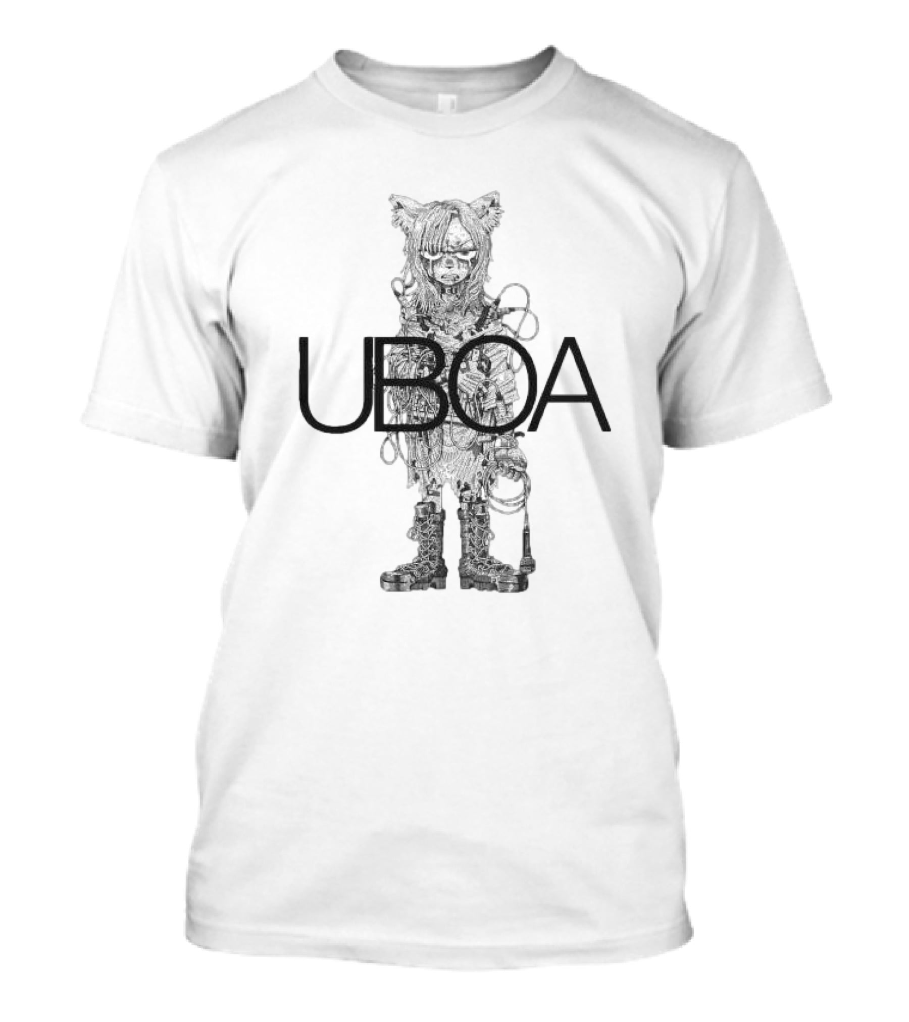 Uboa Weaponised Dysphoria Character T-Shirt