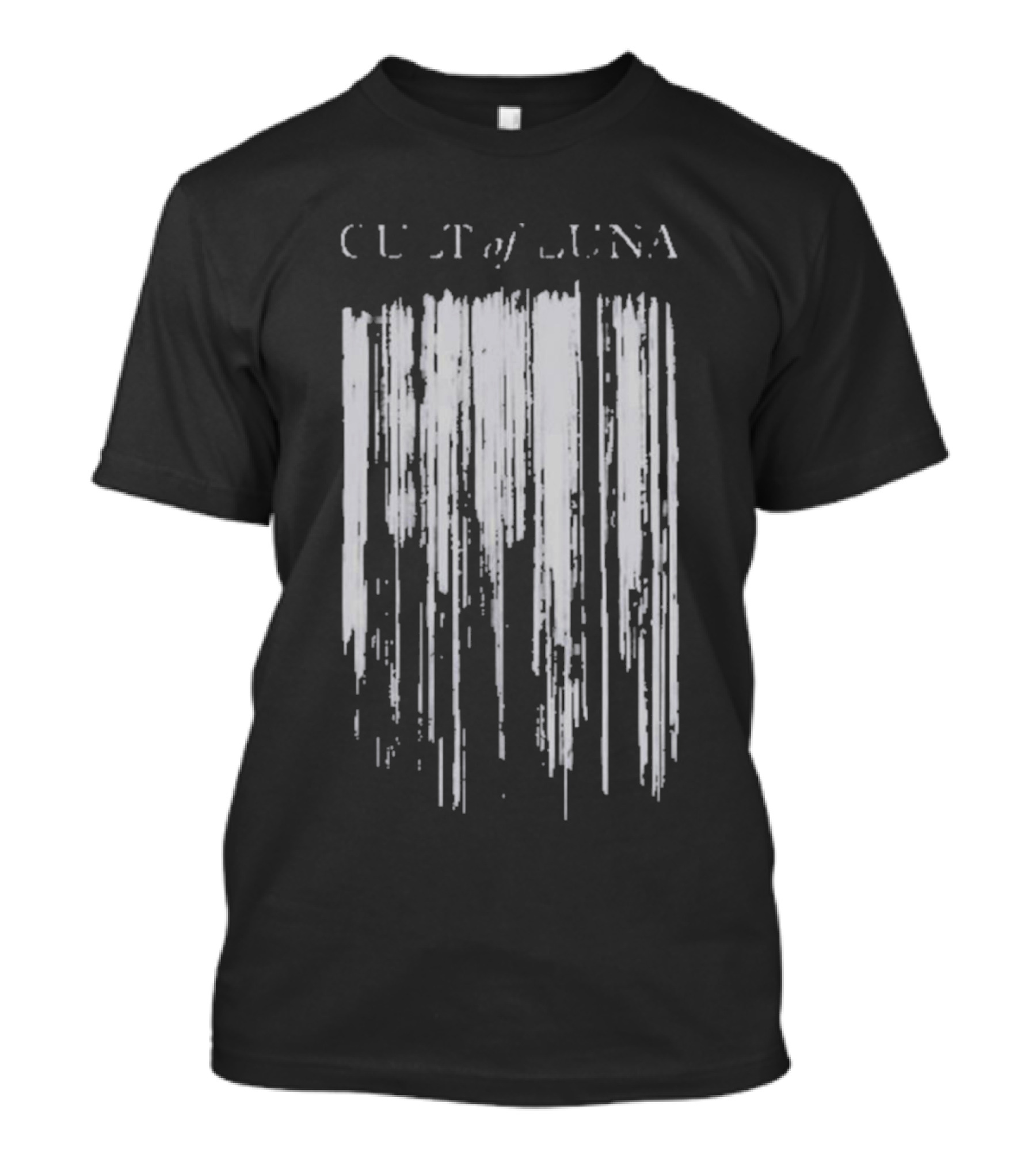 Cult Of Luna Vertikal Abstract Black Lines T-Shirt