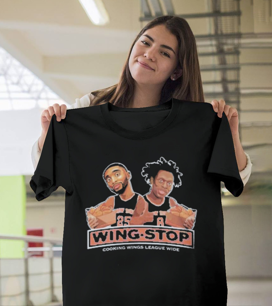 Wing Stop 85 Cooking Wings League Wide T-Shirt