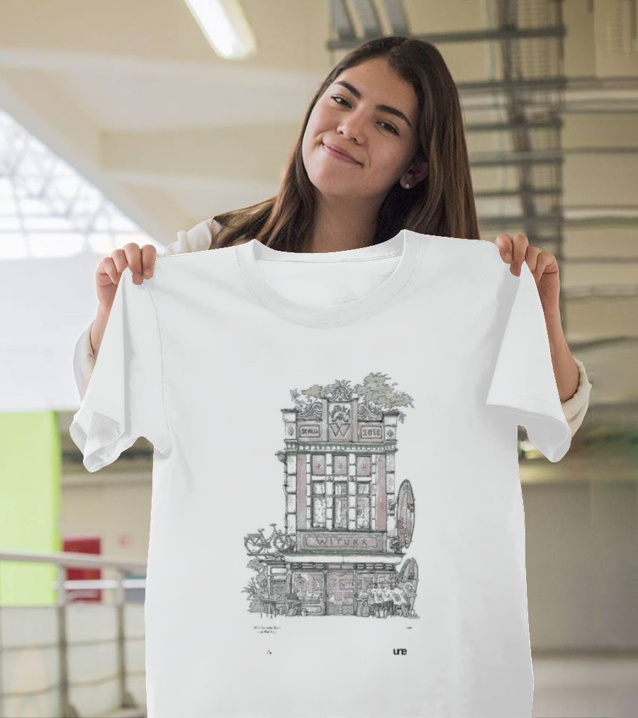 Witushatsu Wituka Seville 2013 Building Bicycle Surfboard Urban Scene T-Shirt