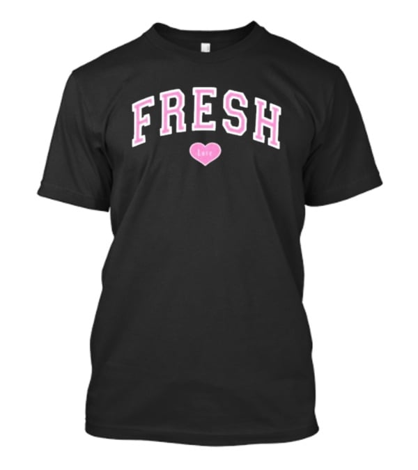 Freshlove Purple Varsity Fresh Love Heart T-Shirt