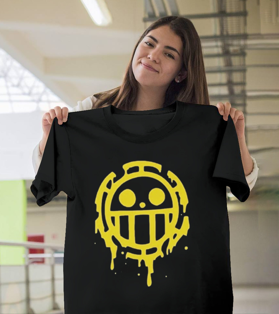 One Piece 2024 Tour Low Key Anime Iconic Yellow Dripping T-Shirt