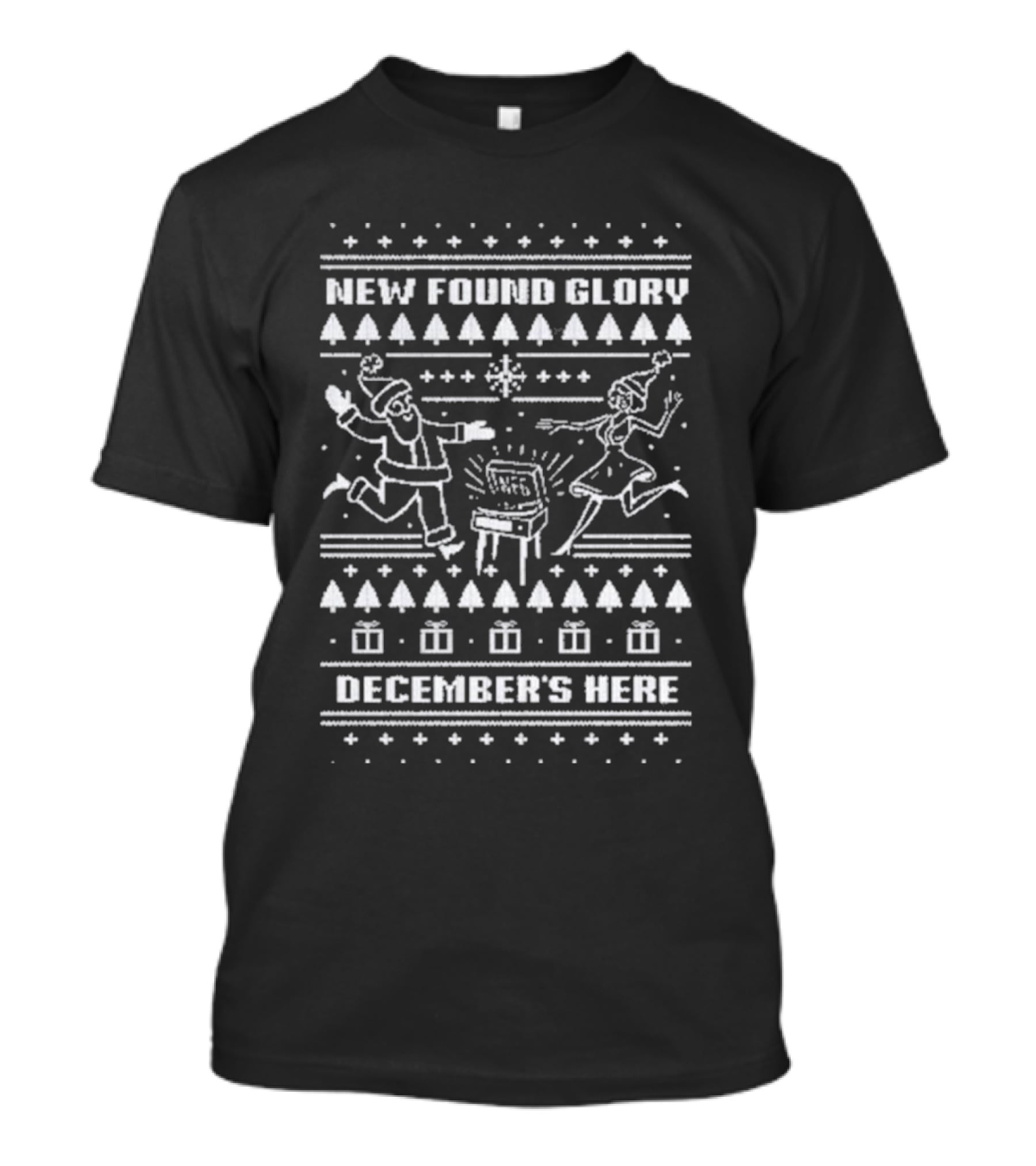 New Found Glory December's Here Holiday Ugly Christmas T-Shirt