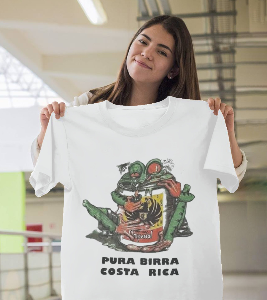 Imperial Cerveza Pura Birra Costa Rica Beer Promo T-Shirt