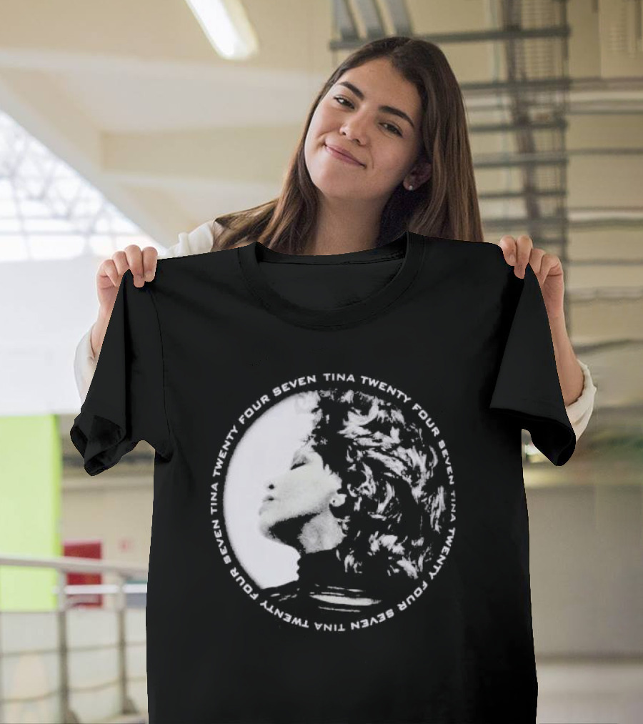 Tina Turner Twenty Four Seven Tour 2000 Circular T-Shirt
