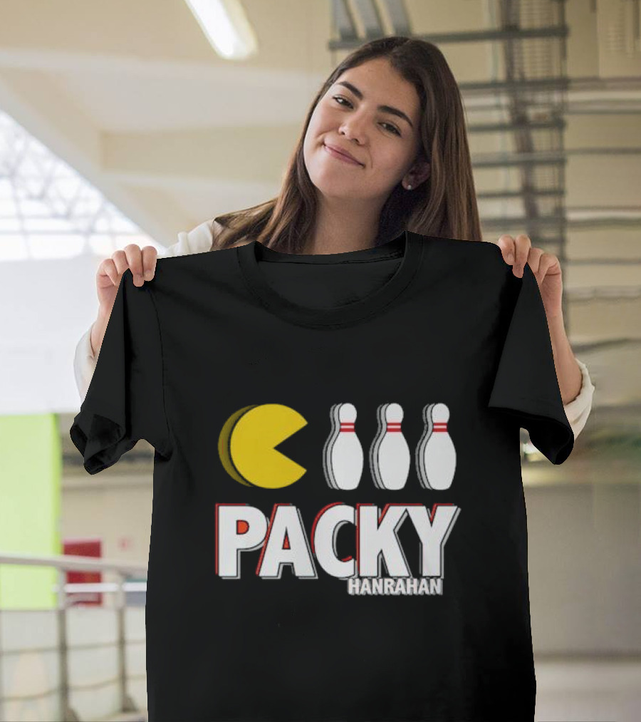 Packy Hanrahan Pac-Man Bowling Pins T-Shirt