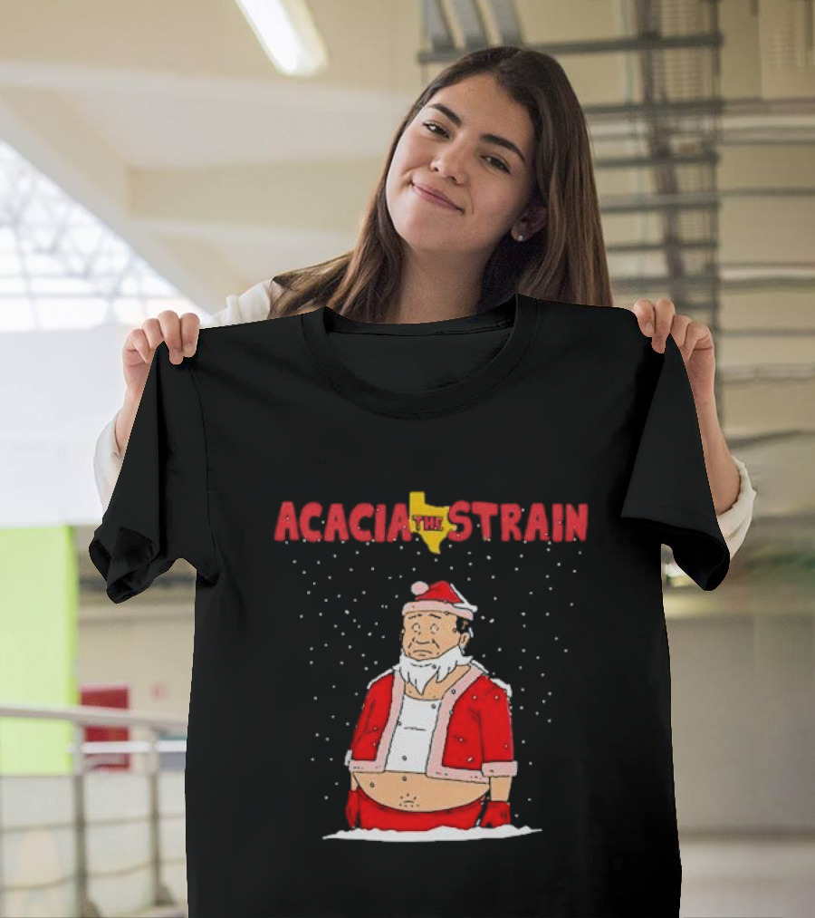 Acacia The Strain Texas Santa Snowstorm T-Shirt