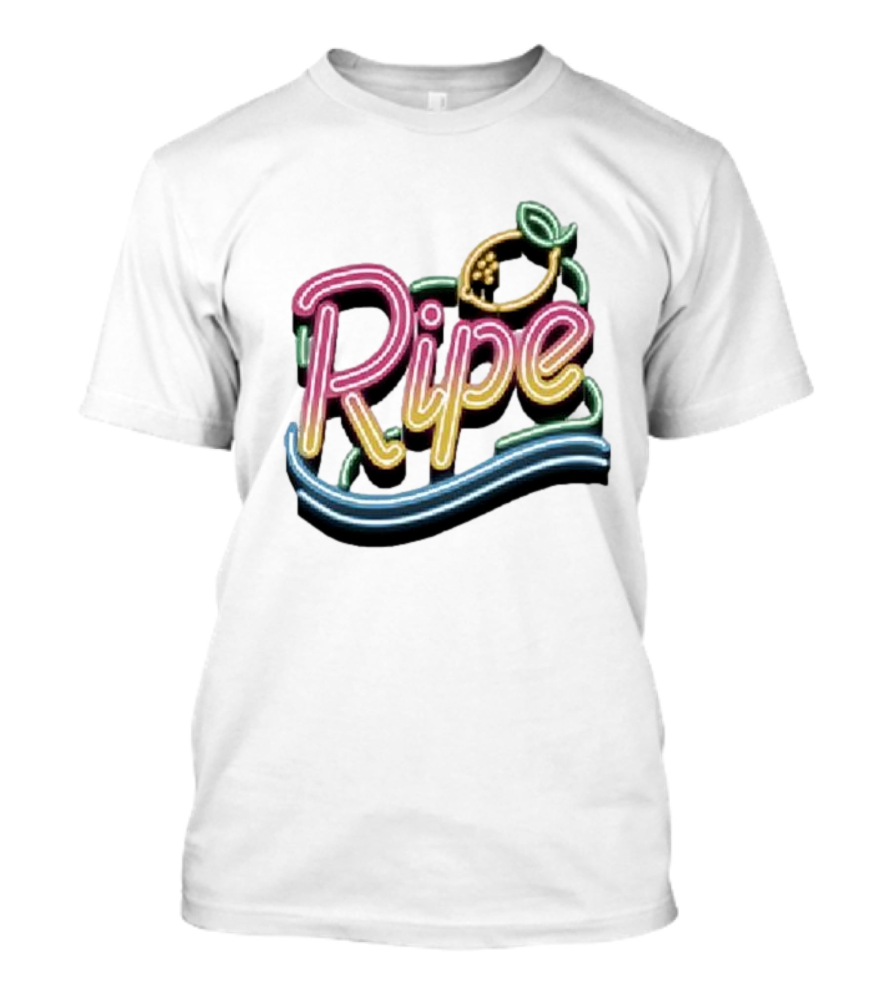 Ripe Neon Ribbed Fruit T-Shirt