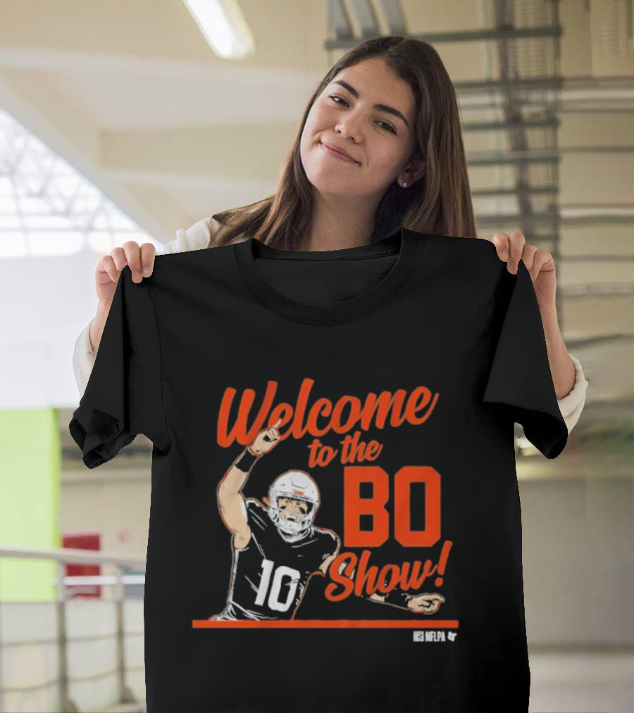 Welcome to the Bo Show Bo Nix NFLPA T-Shirt