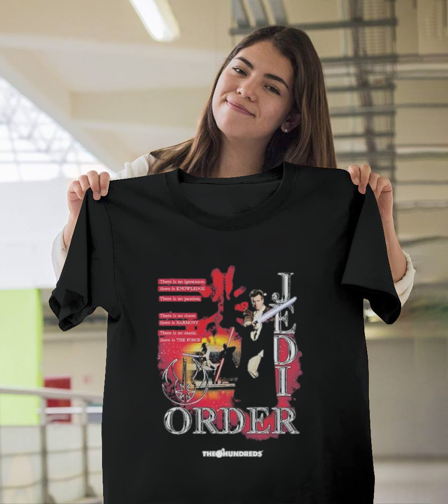 Jedi Order Code Knowledge Harmony Force The Hundreds Star Wars T-Shirt