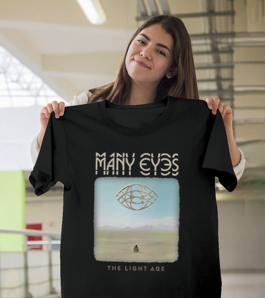 Many Eyes The Light Age Many Eyes Album Cover Desert Scene T-Shirt