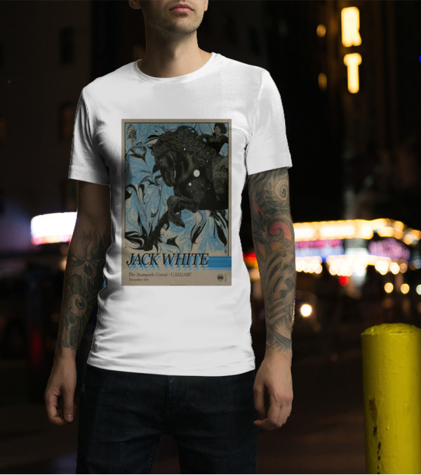 Jack White The Stampede Corral Calgary November 3rd T-Shirt