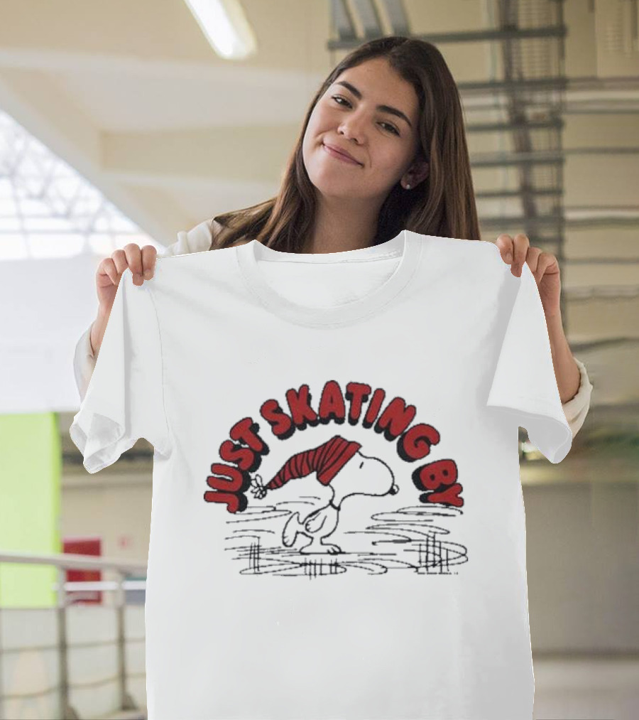 Peanuts Snoopy Just Skating By T-Shirt