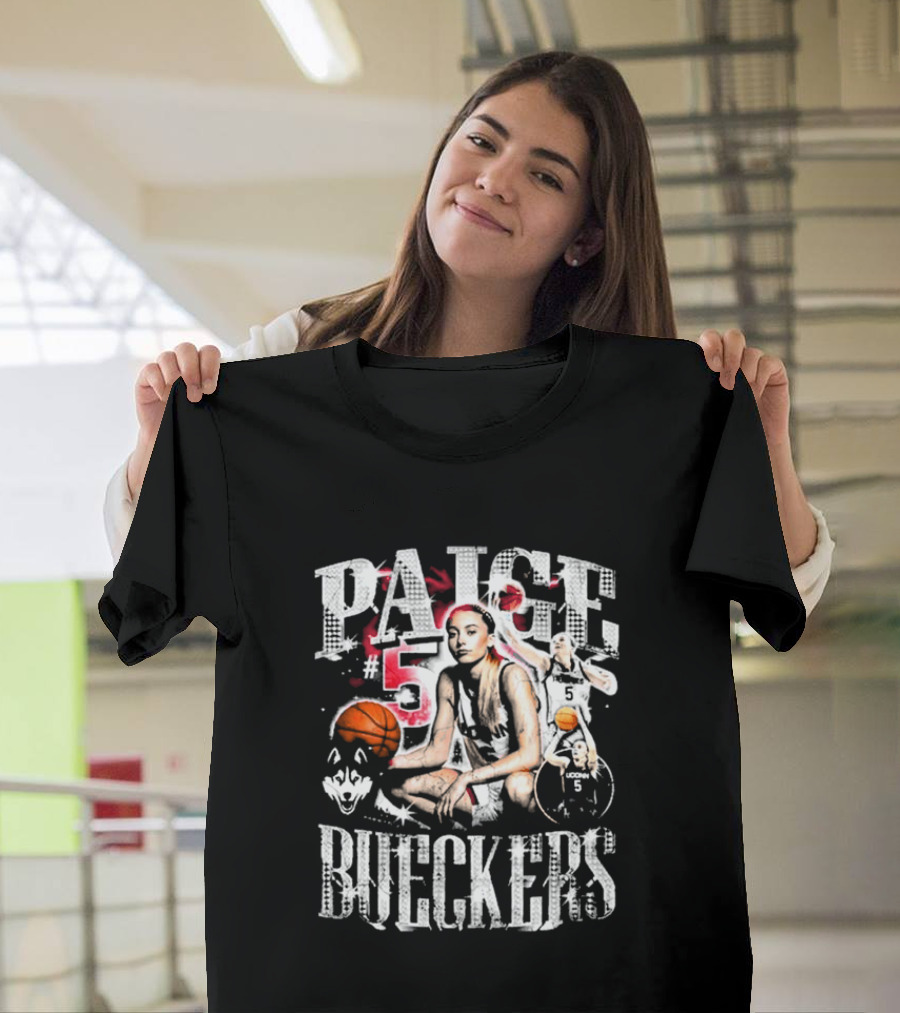 Paige Bueckers #5 UConn Huskies Basketball Star T-Shirt