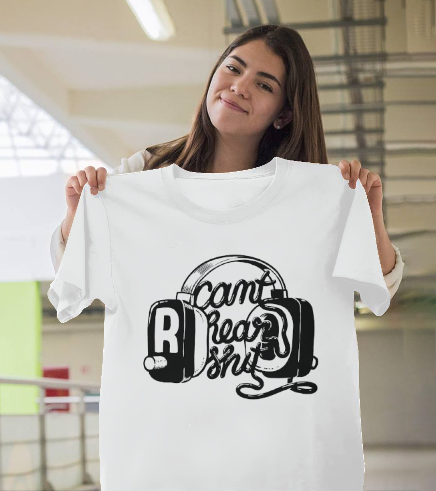 Can't Hear Shit DJ Westbam Headphone T-Shirt