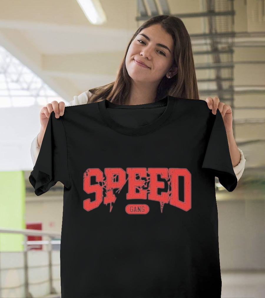 Speed Gang Spider Letters T-Shirt