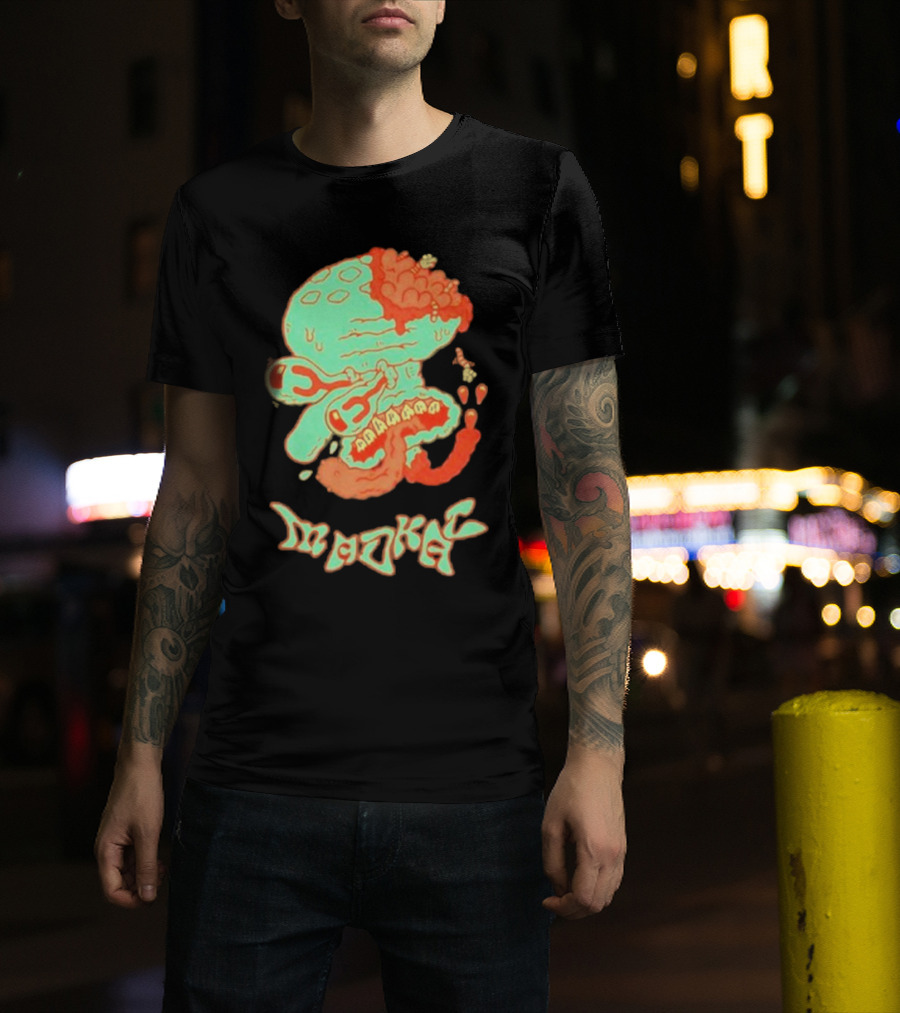 Madkat Ewww Calamardo Surreal Zombie Pop T-Shirt