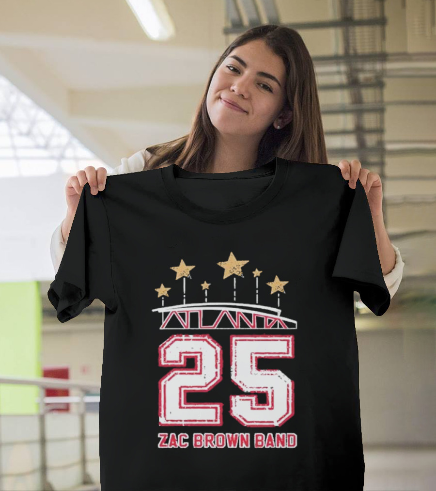 Zac Brown Band Atlanta New Year's Eve December 31 2024 Starry T-Shirt