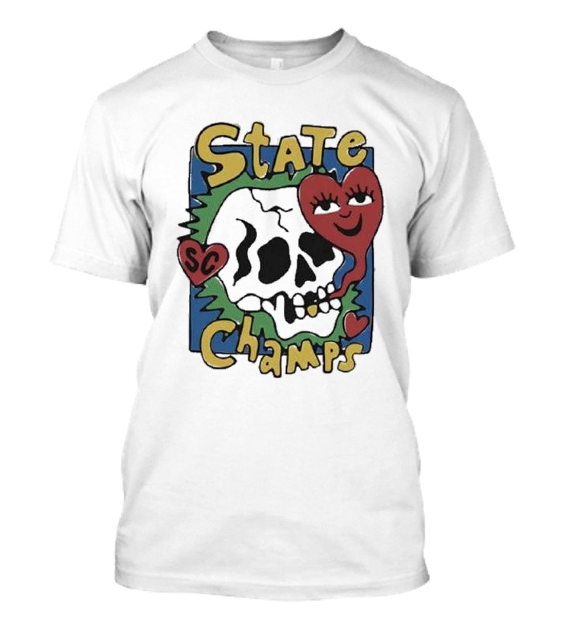 State Champs SC Skull Heart T-Shirt